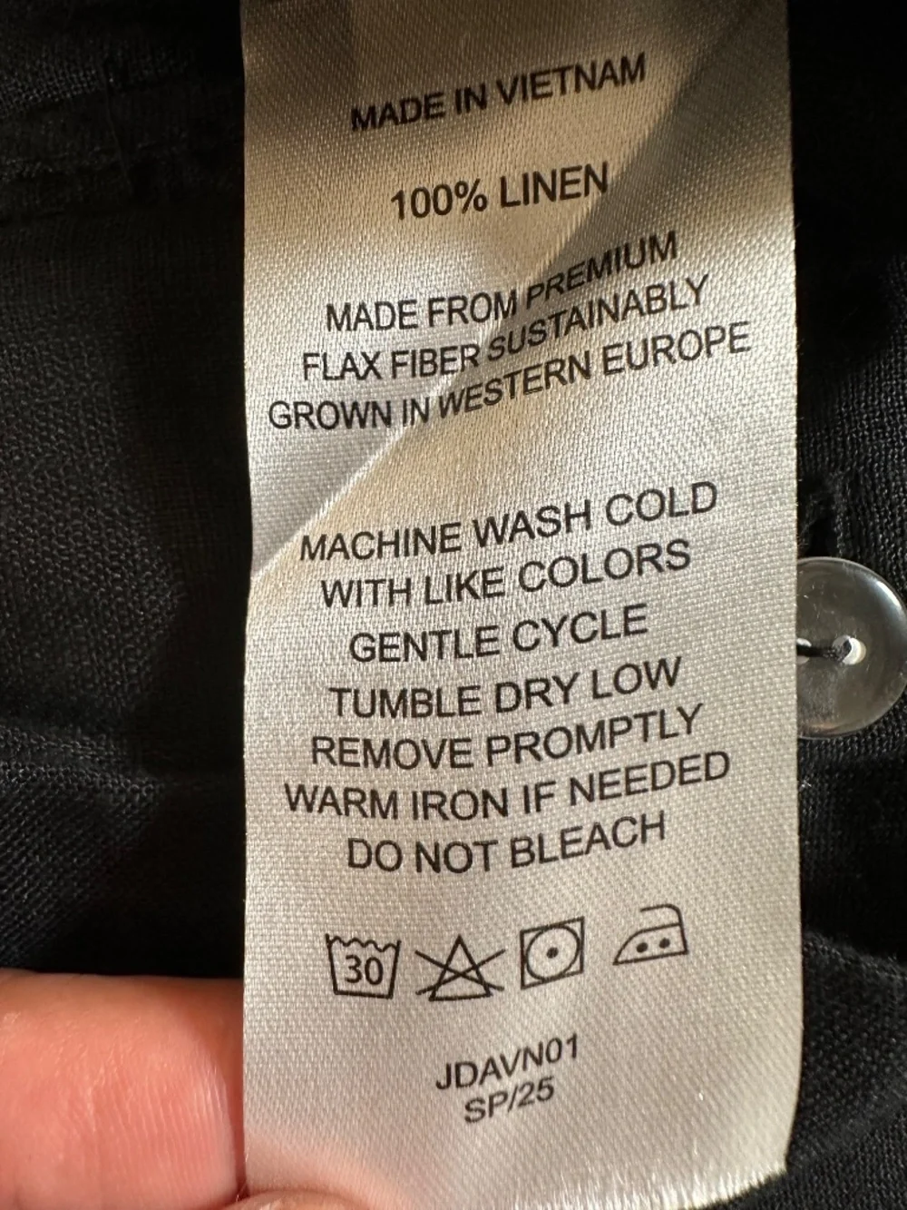 Quince  European Linen Patch Pocket Wide Leg Pants Trousers Size 16 EuroSummer